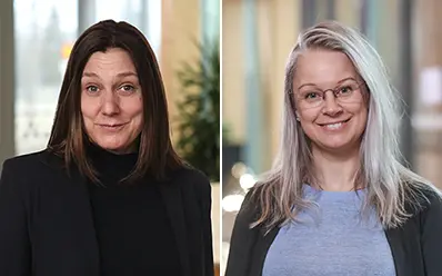 Karin Hjerpe och Therése Sjöberg