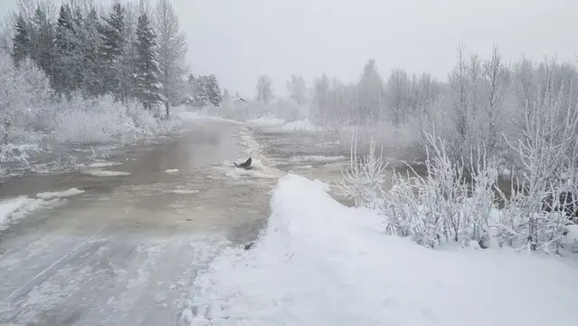 Ispropp i Lainoälven. 