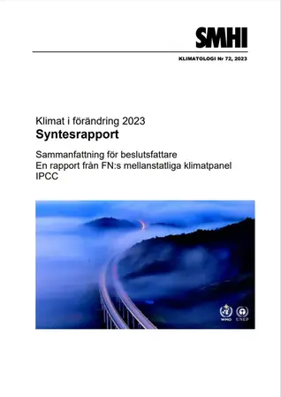 Framsida på rapport