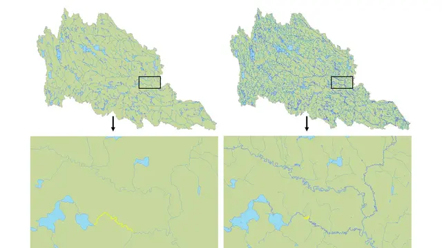 Bild över avrinningsområde