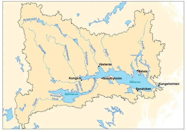 Mätpunkter i Mälaren