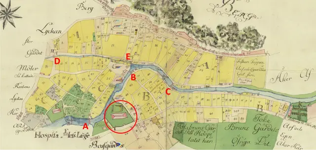 Karta över Söderköping